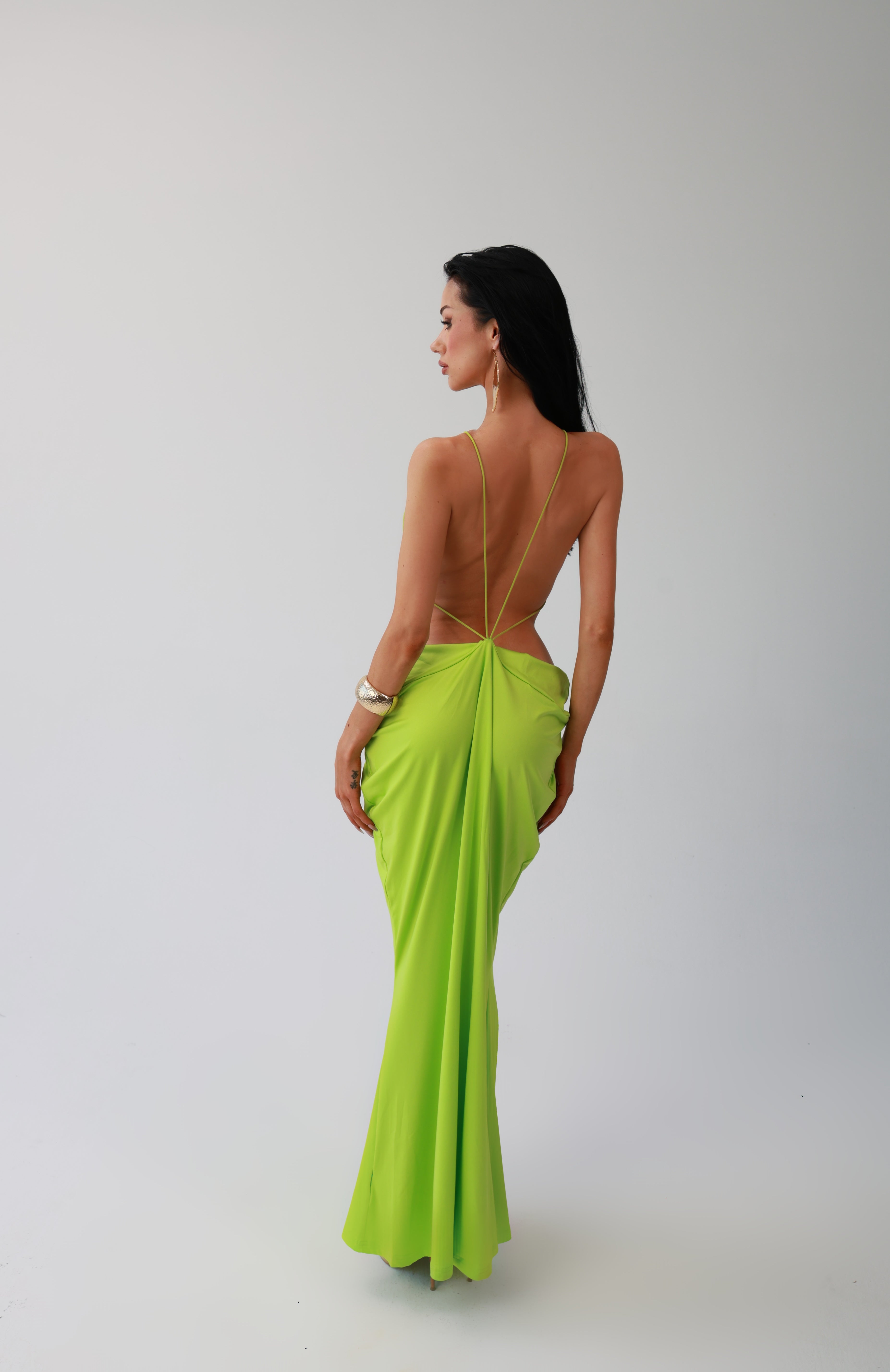 Lime Muse Dress