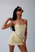 Lemon Lace Dress